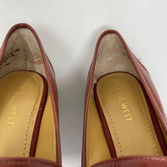 Nine West DancinDark Women's Classic Platform Pumps Slip On Brown Size 6.5 - Picture 13 of 13